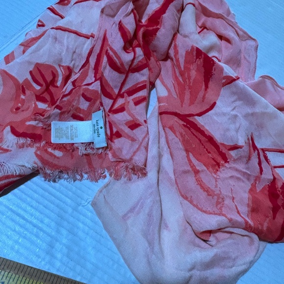 kate spade Pink Flamingo Print Lightweight Scarf - Picture 8 of 10